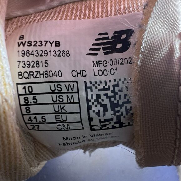 New Balance 237 Lace Up Athletic Running Shoes Sneakers Women's Size 10 - Picture 9 of 9